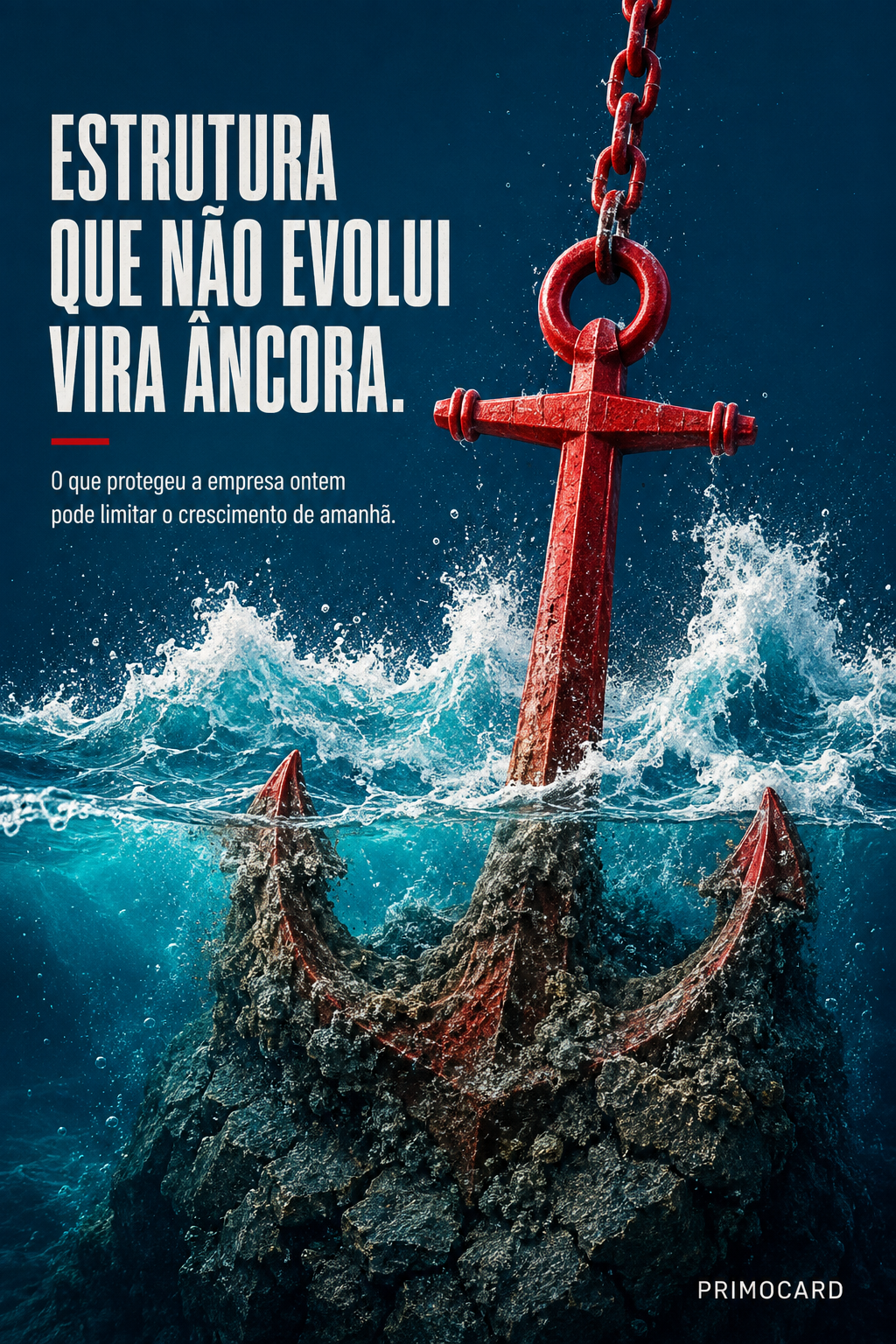 Estrutura que não evolui vira âncora