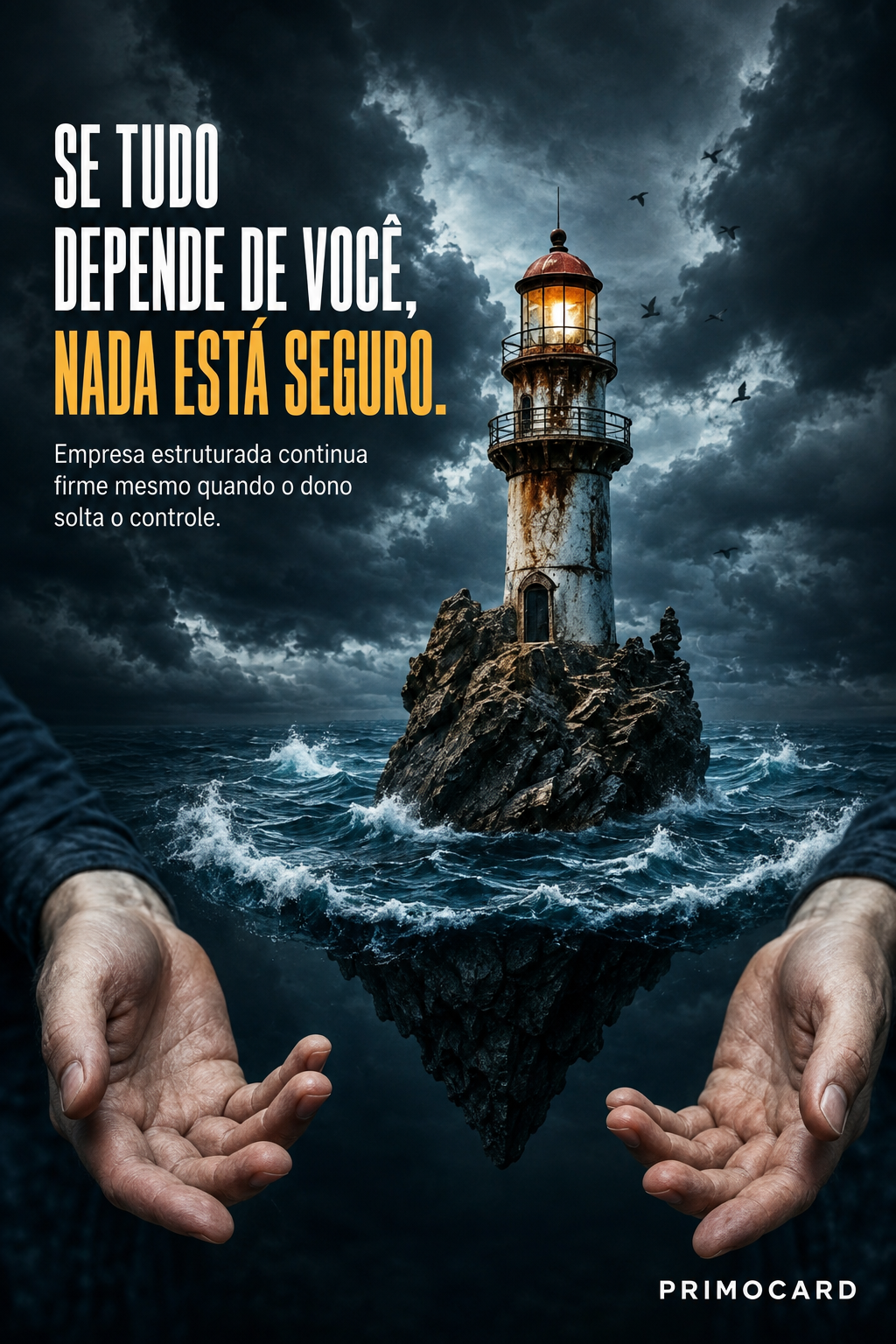 Se tudo depende de você, nada está seguro