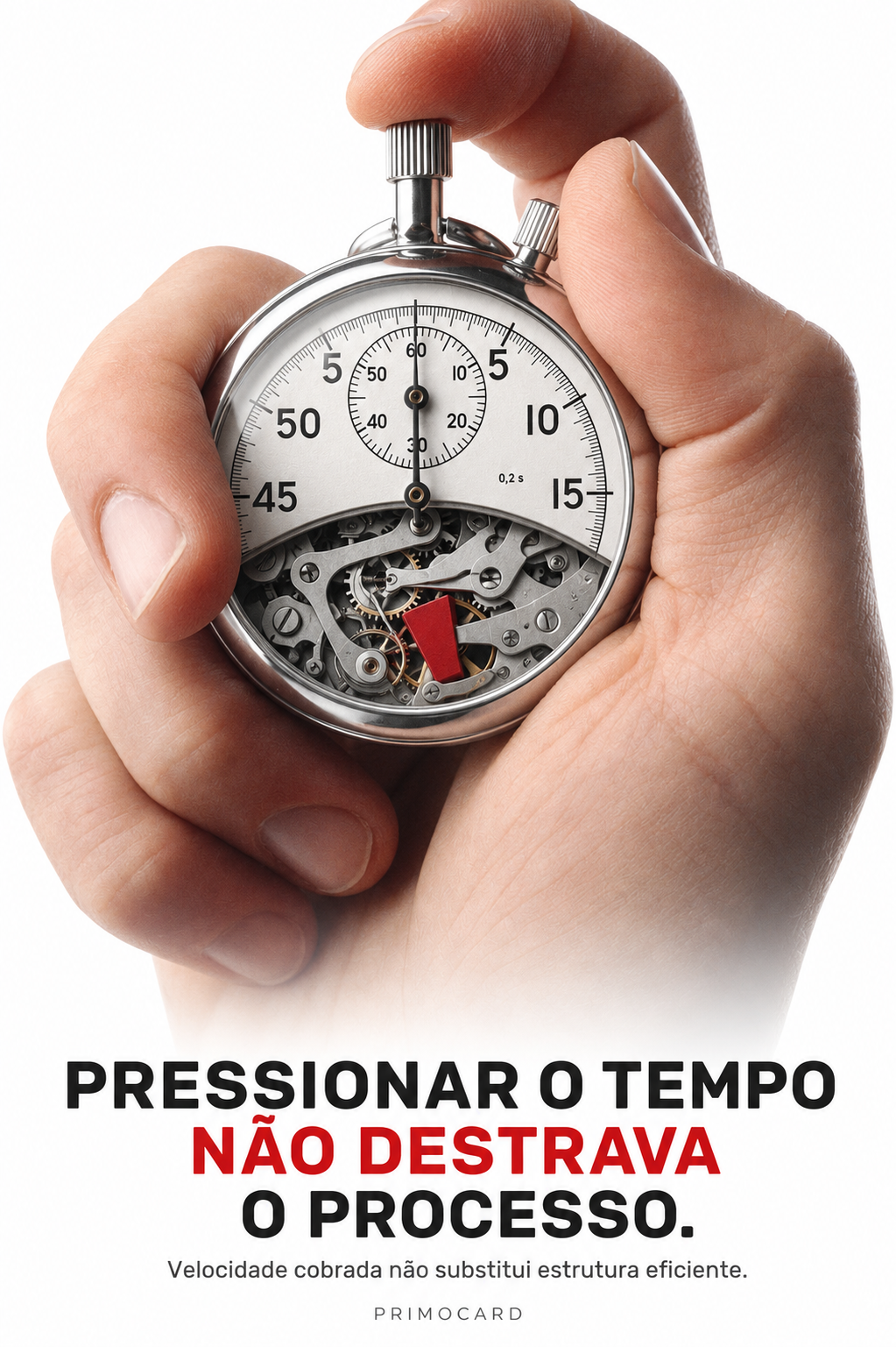 Enquanto você adia, o tempo decide