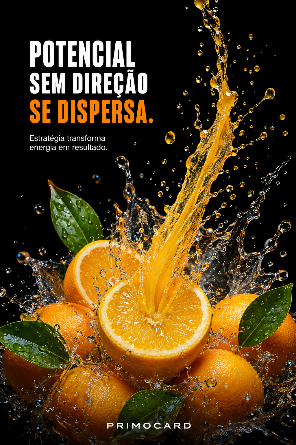 Potencial sem direção se transforma em dispersão