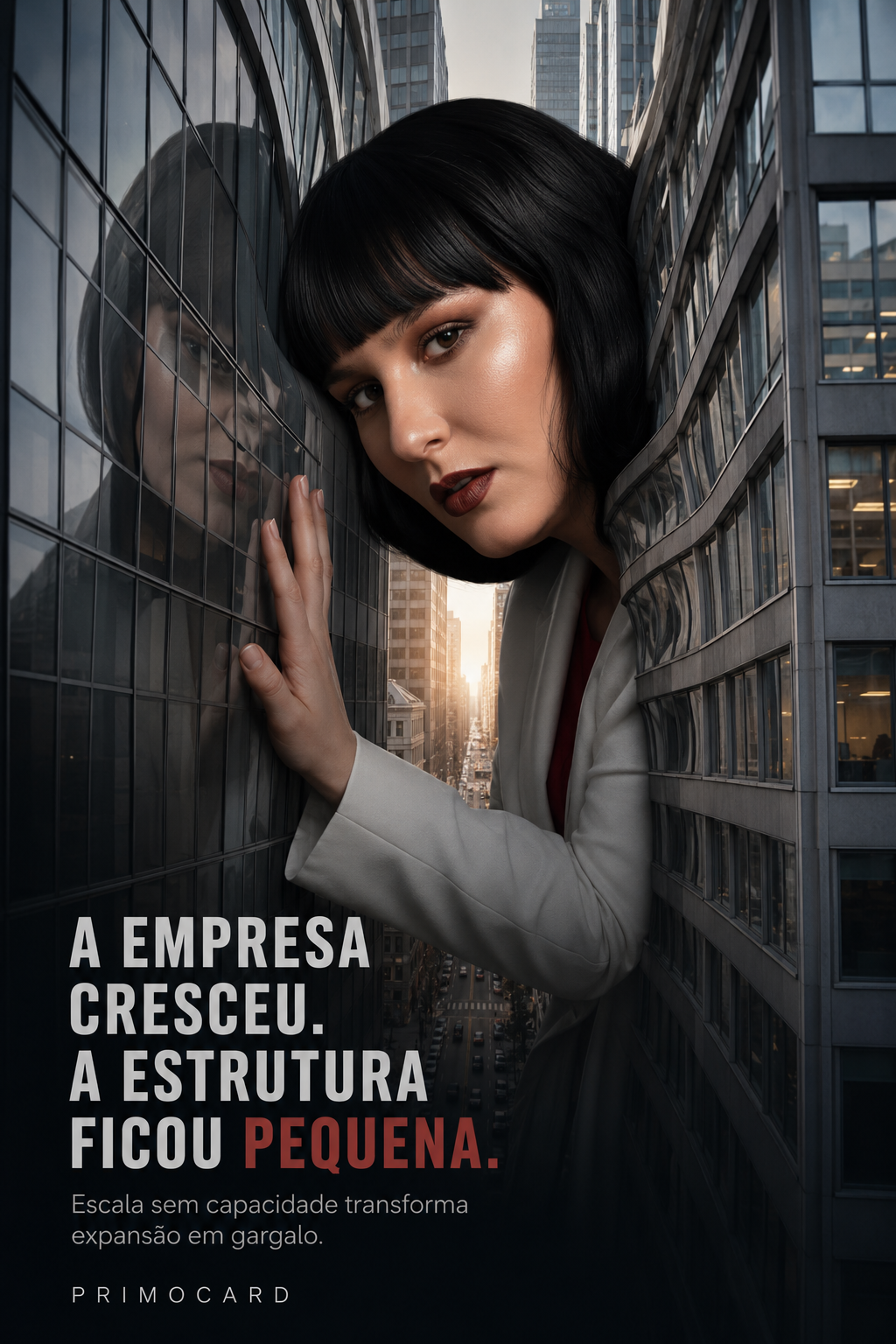 A empresa cresceu. A estrutura ficou pequena.