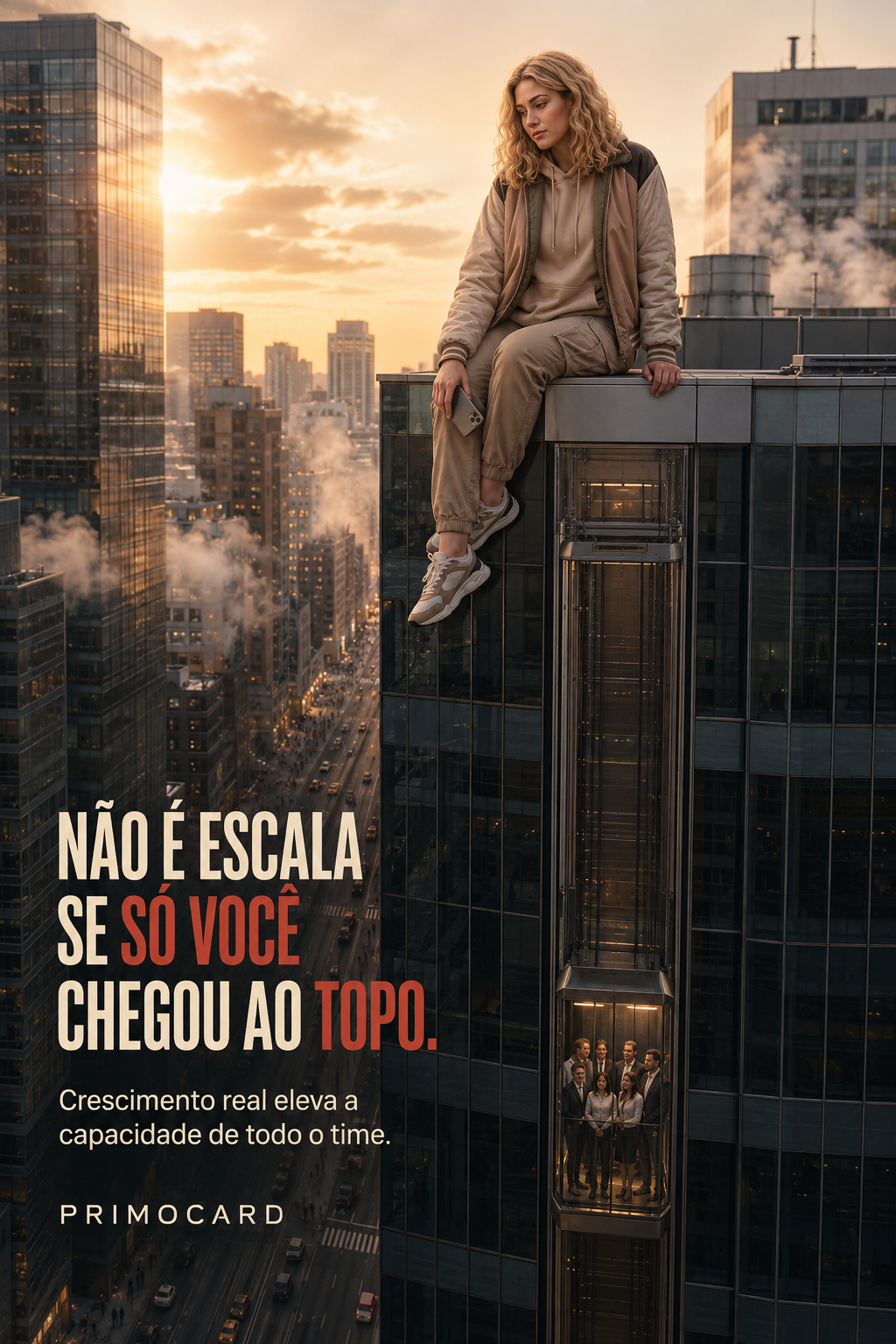 Não é escala se só você chegou ao topo