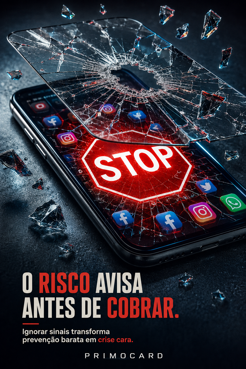 O risco avisa antes de cobrar