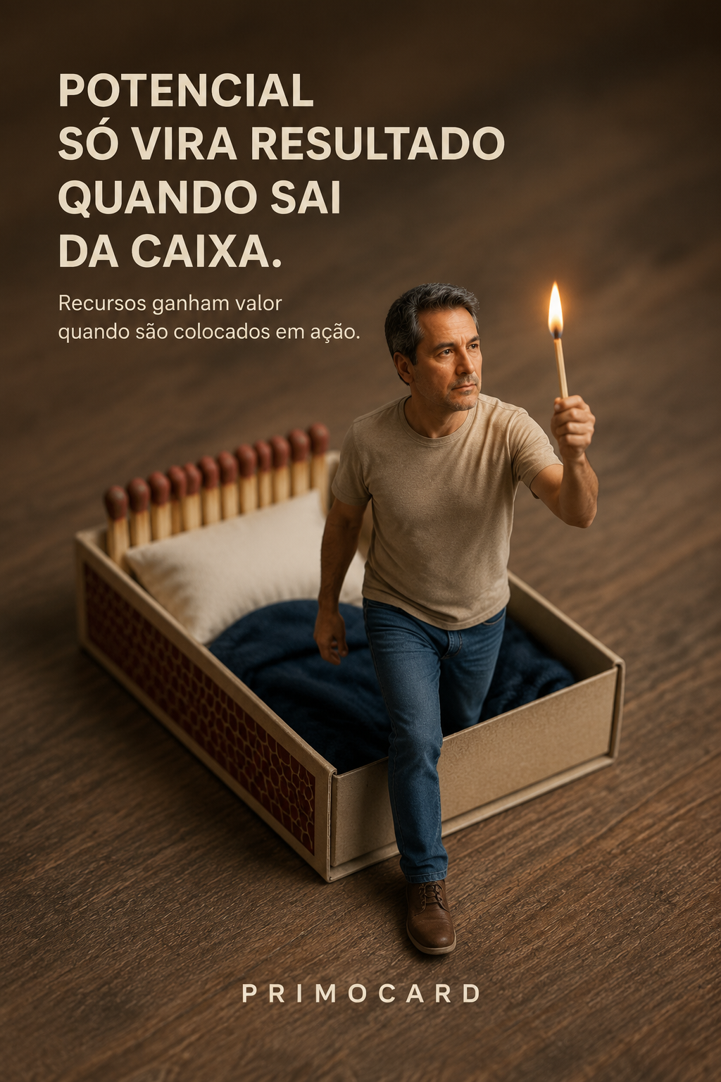 Potencial só vira resultado quando sai da caixa