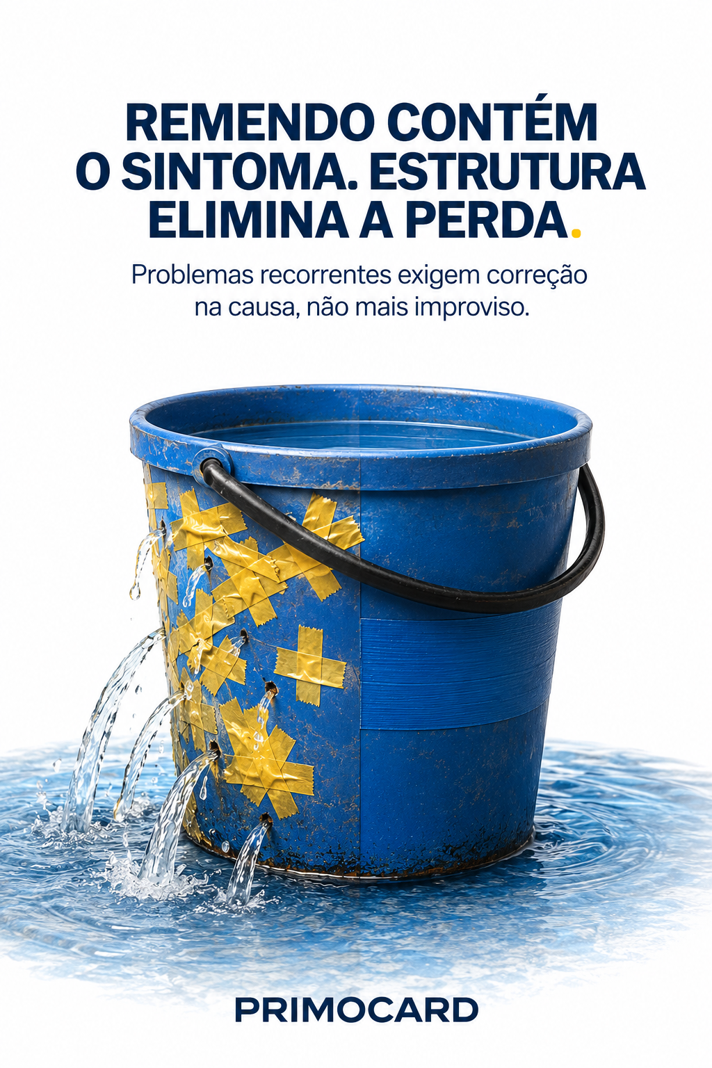 Remendo não corrige problema recorrente