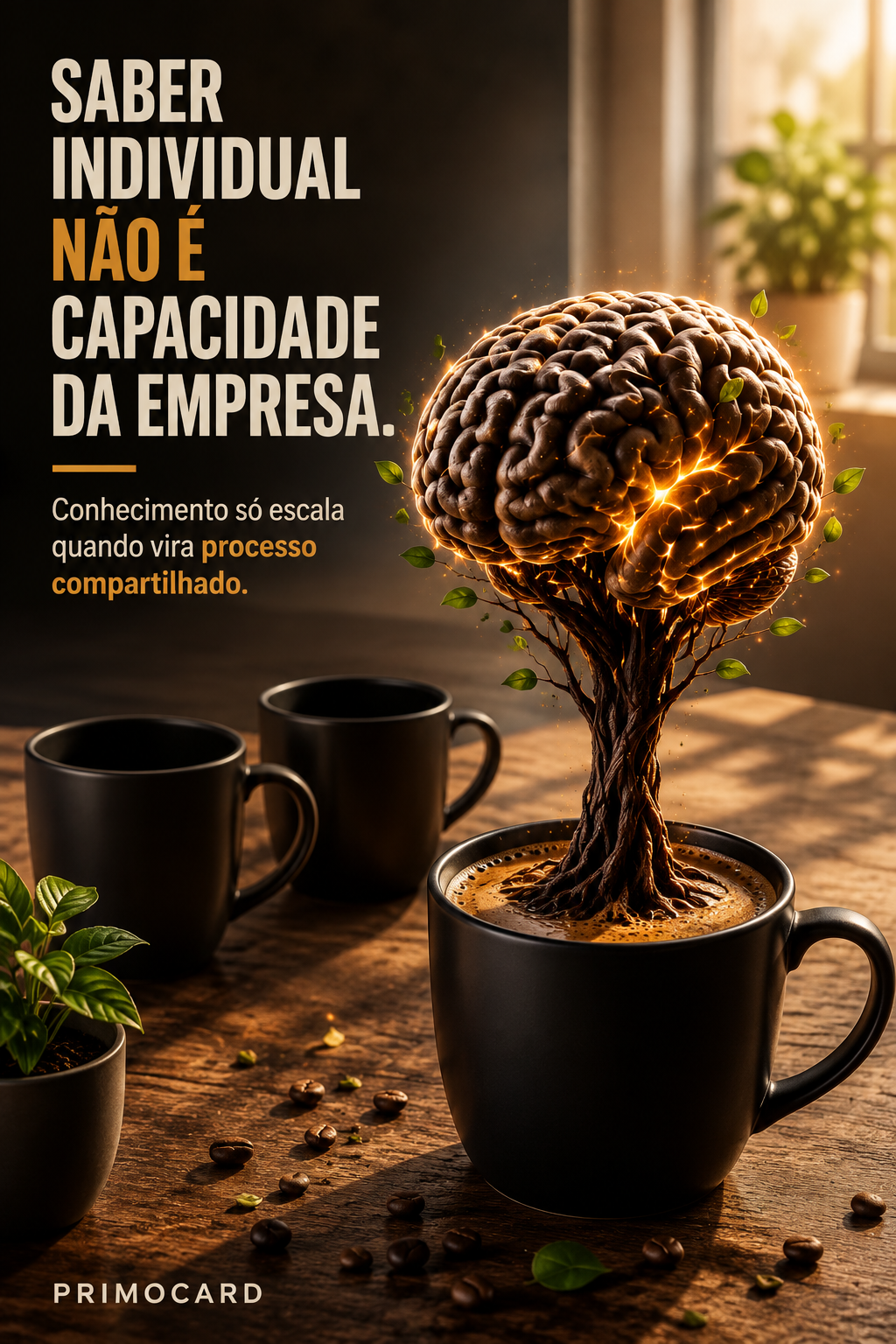 Conhecimento individual não cria capacidade empresarial