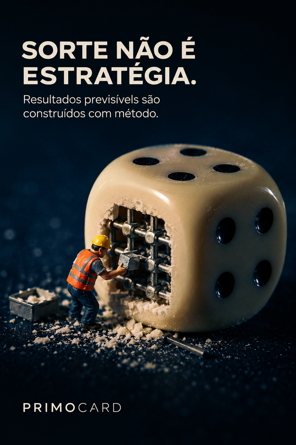 Sorte não é estratégia para construir uma empresa