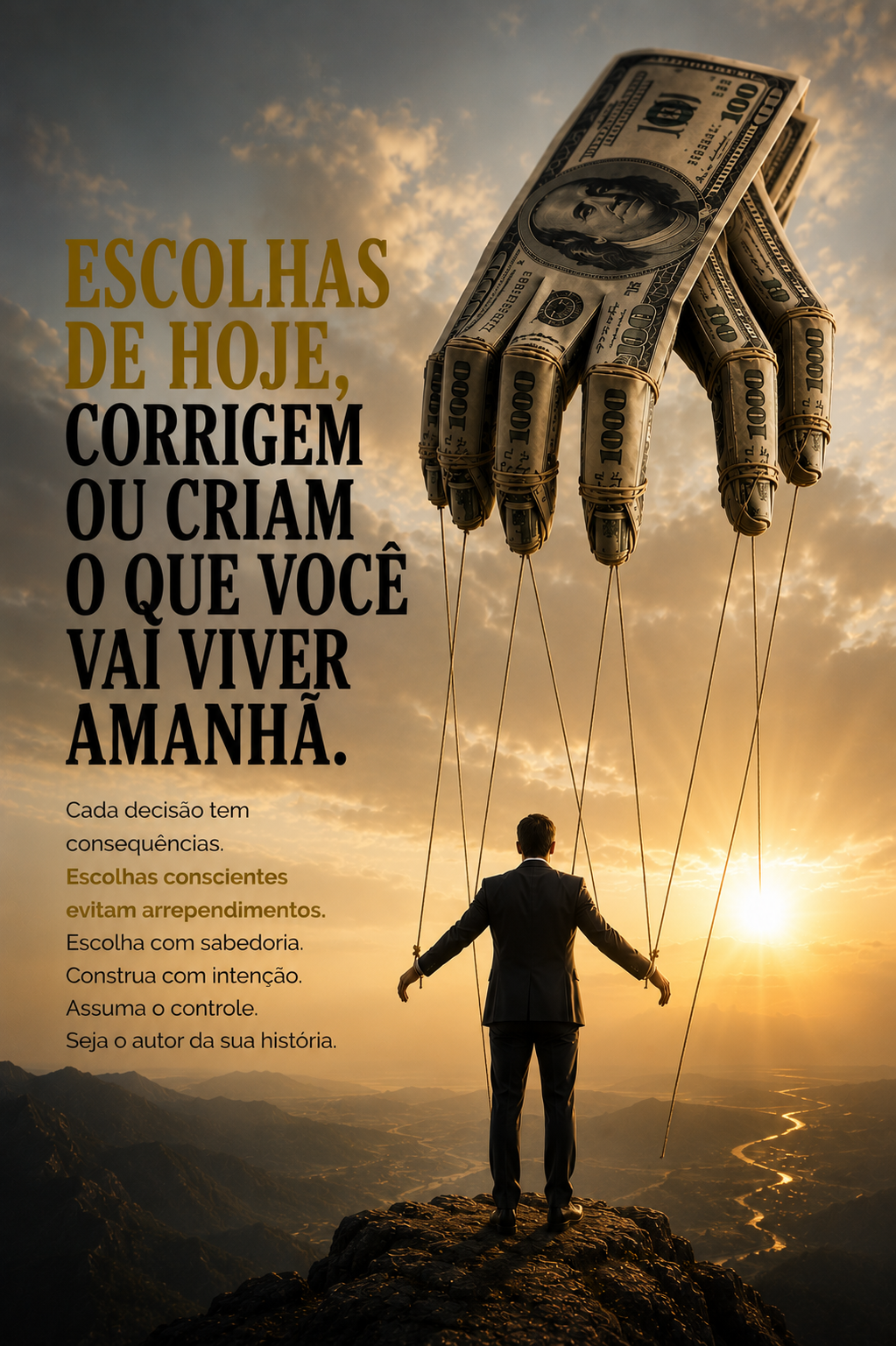 As escolhas de hoje constroem o amanhã