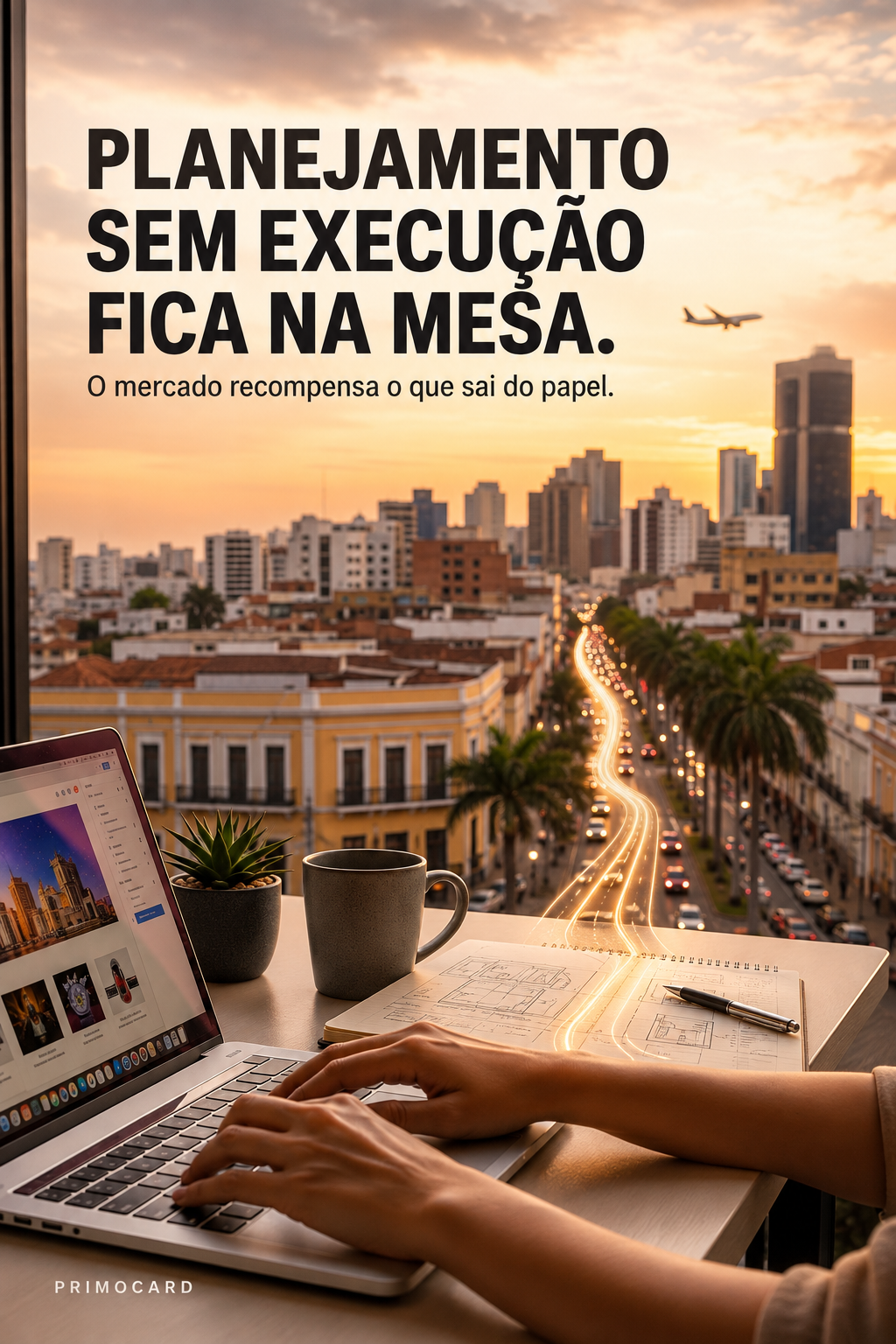 O mercado recompensa a execução, não o planejamento guardado