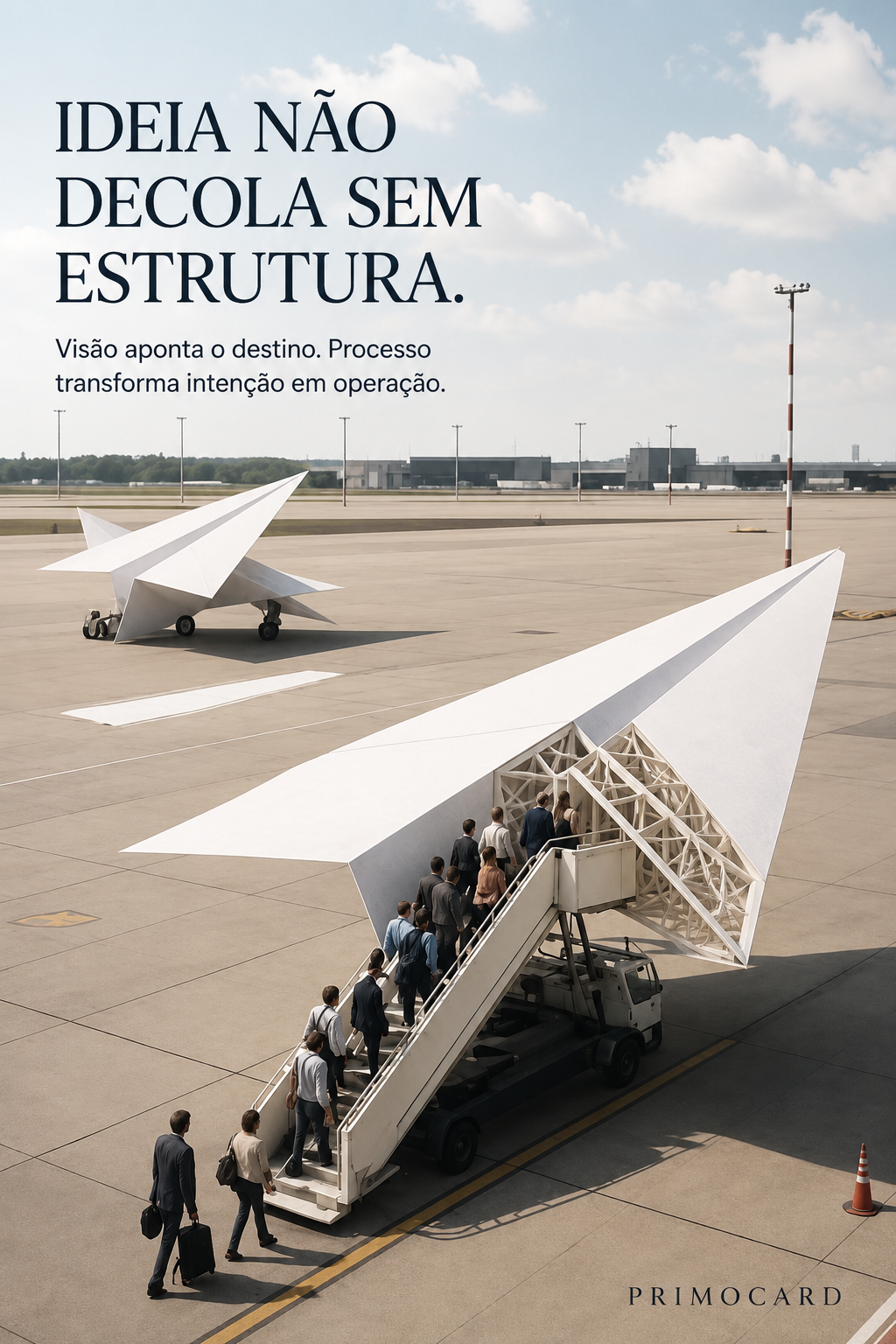 Ideia não decola sem estrutura