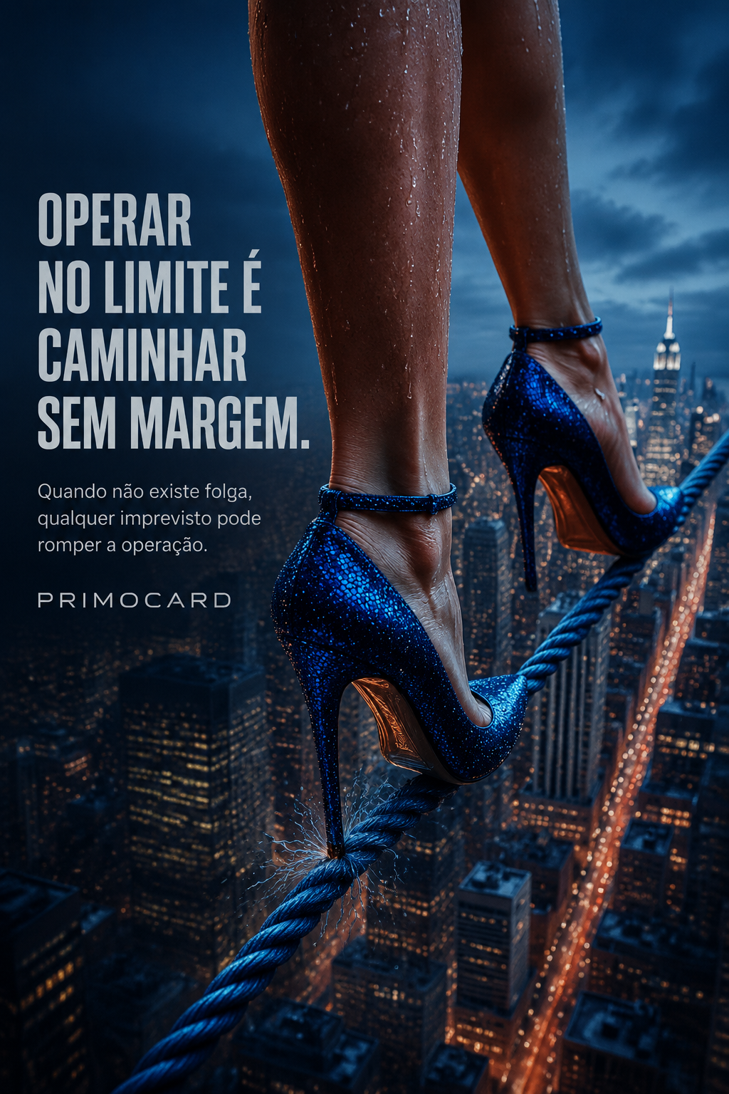 Operar no limite é caminhar sem margem