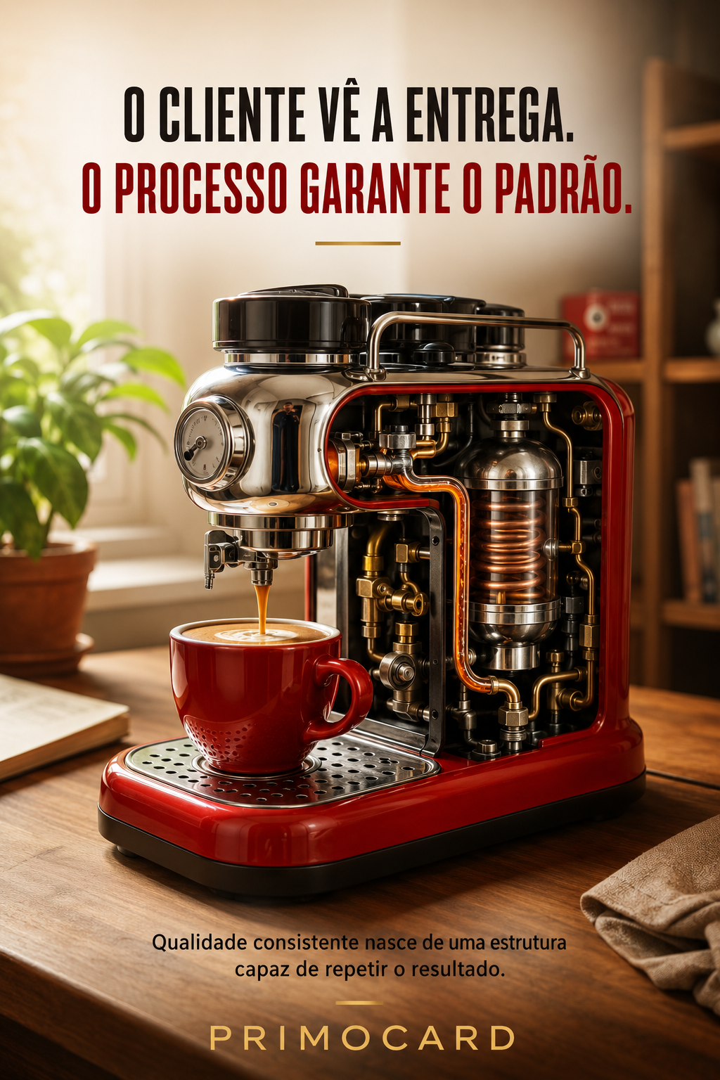 O processo garante o padrão