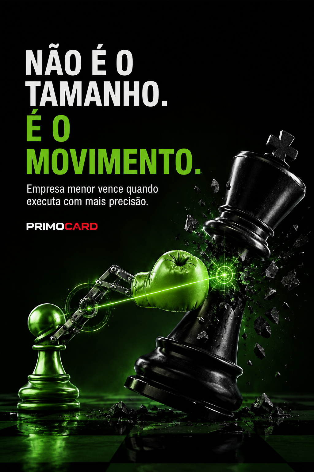 Não é o tamanho. É o movimento.