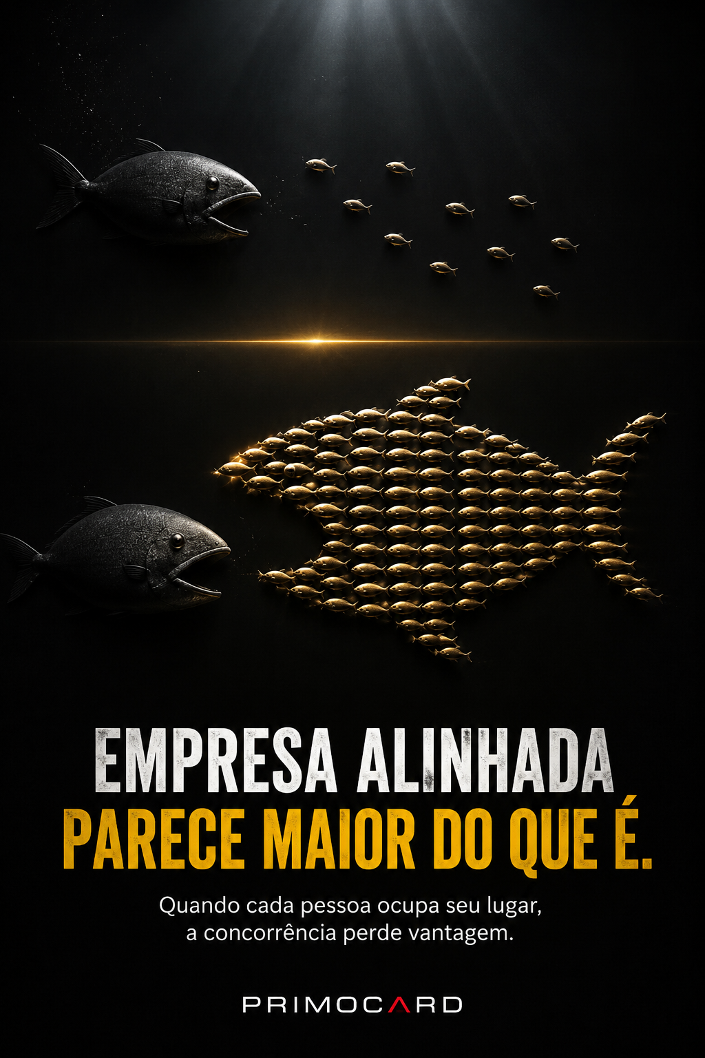 Empresa alinhada parece maior do que é