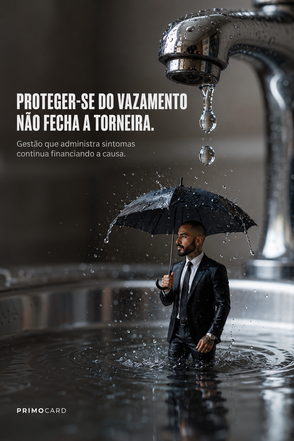 Administrar o vazamento não interrompe a perda