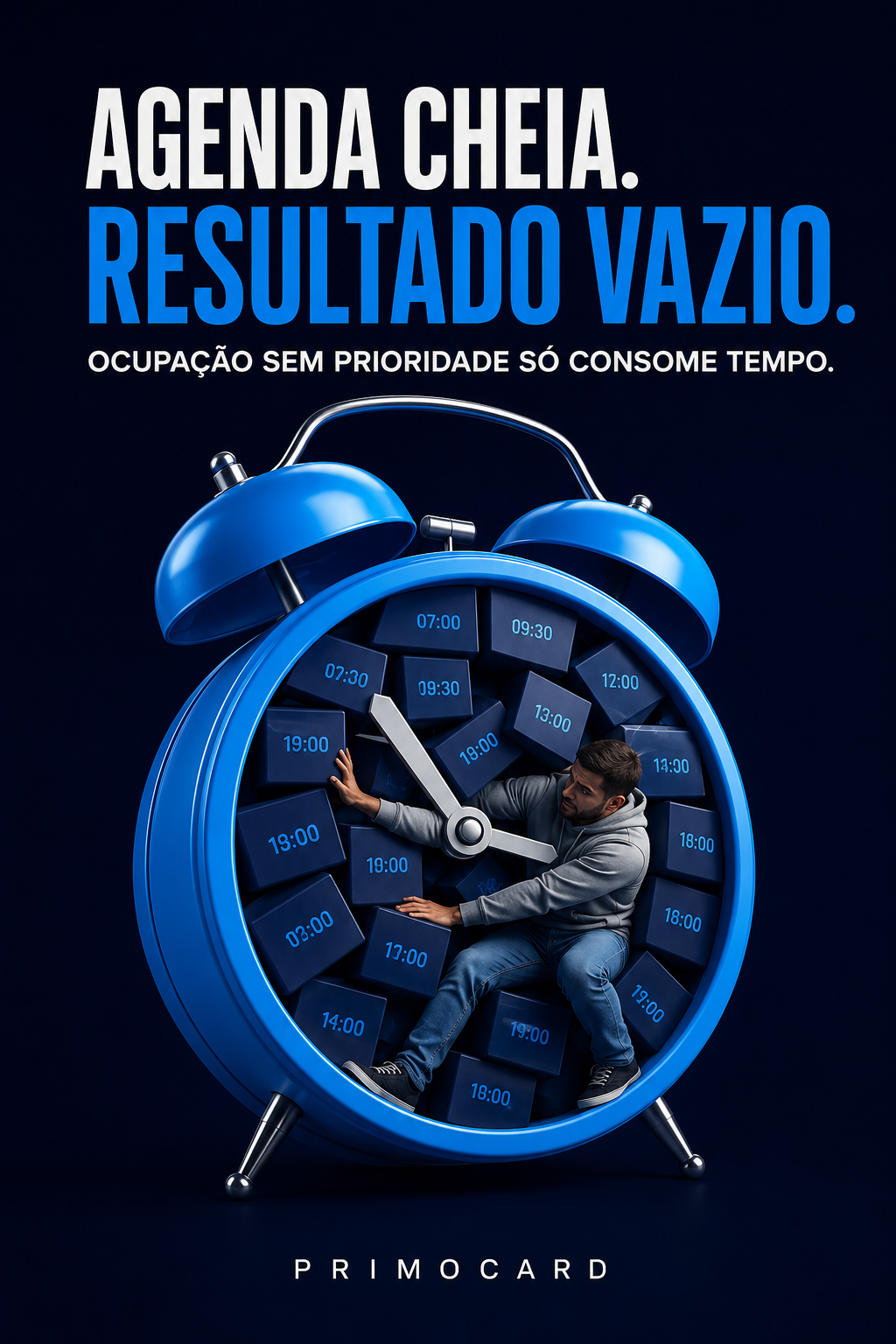 Agenda cheia não significa trabalho produtivo