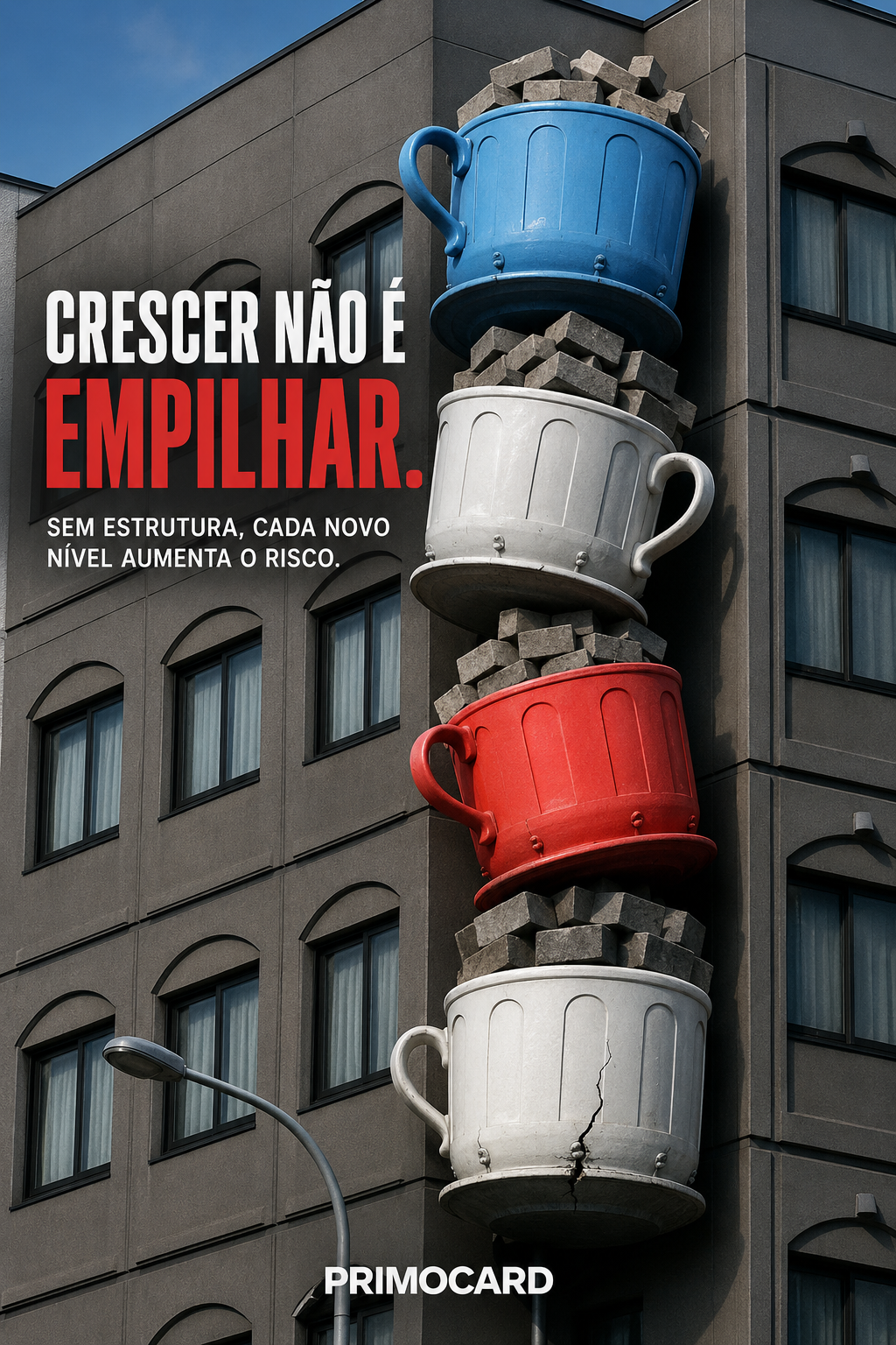 Crescimento sem estrutura aumenta o risco