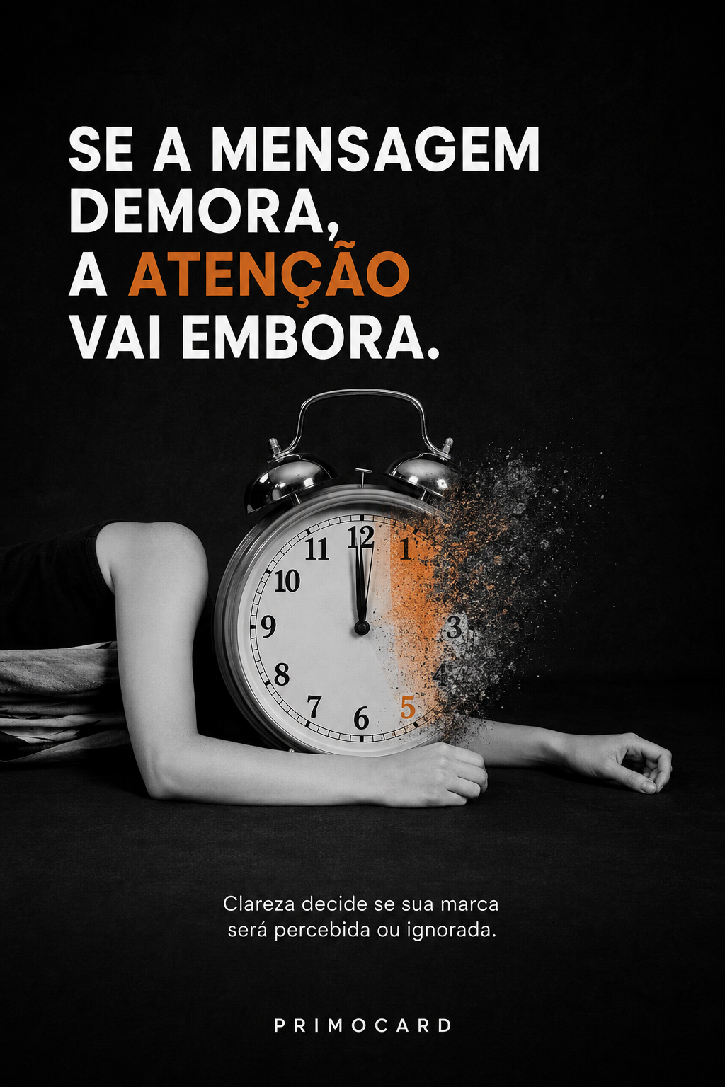 Se a mensagem demora, a atenção vai embora