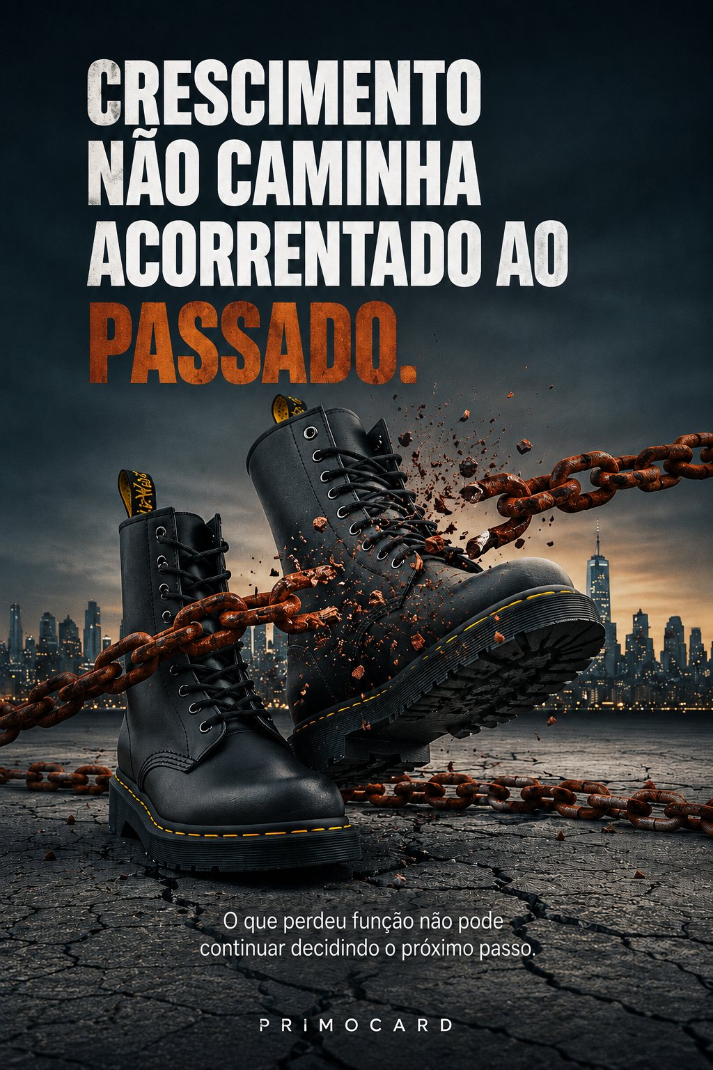Crescimento não caminha acorrentado ao passado