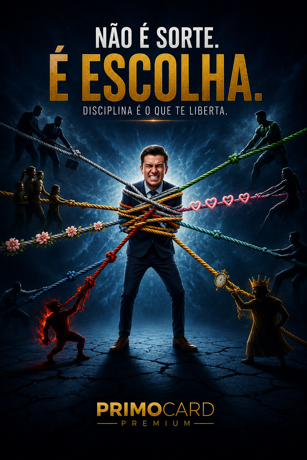 Não é sorte, é escolha