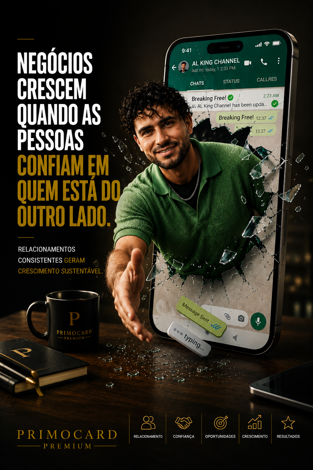 Negócios crescem quando as pessoas confiam
