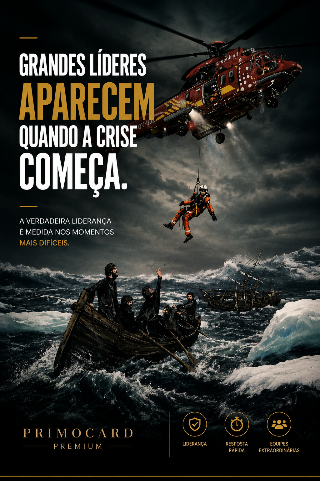 A crise revela a qualidade da liderança