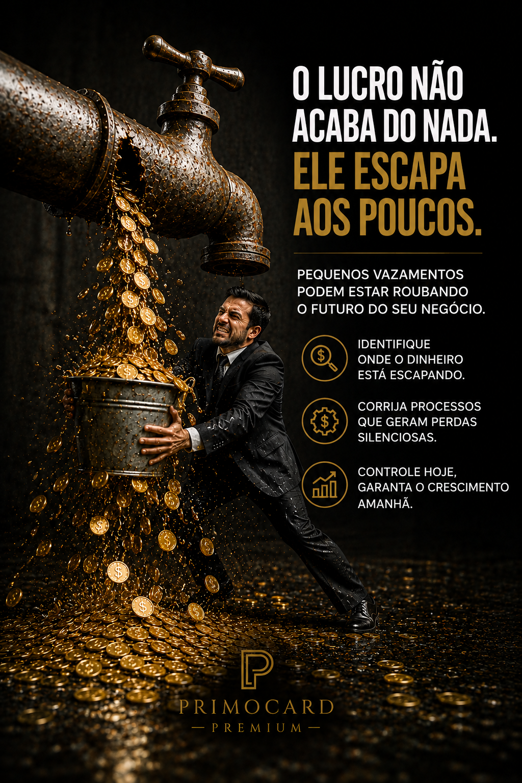 Pequenos vazamentos comprometem o lucro da empresa