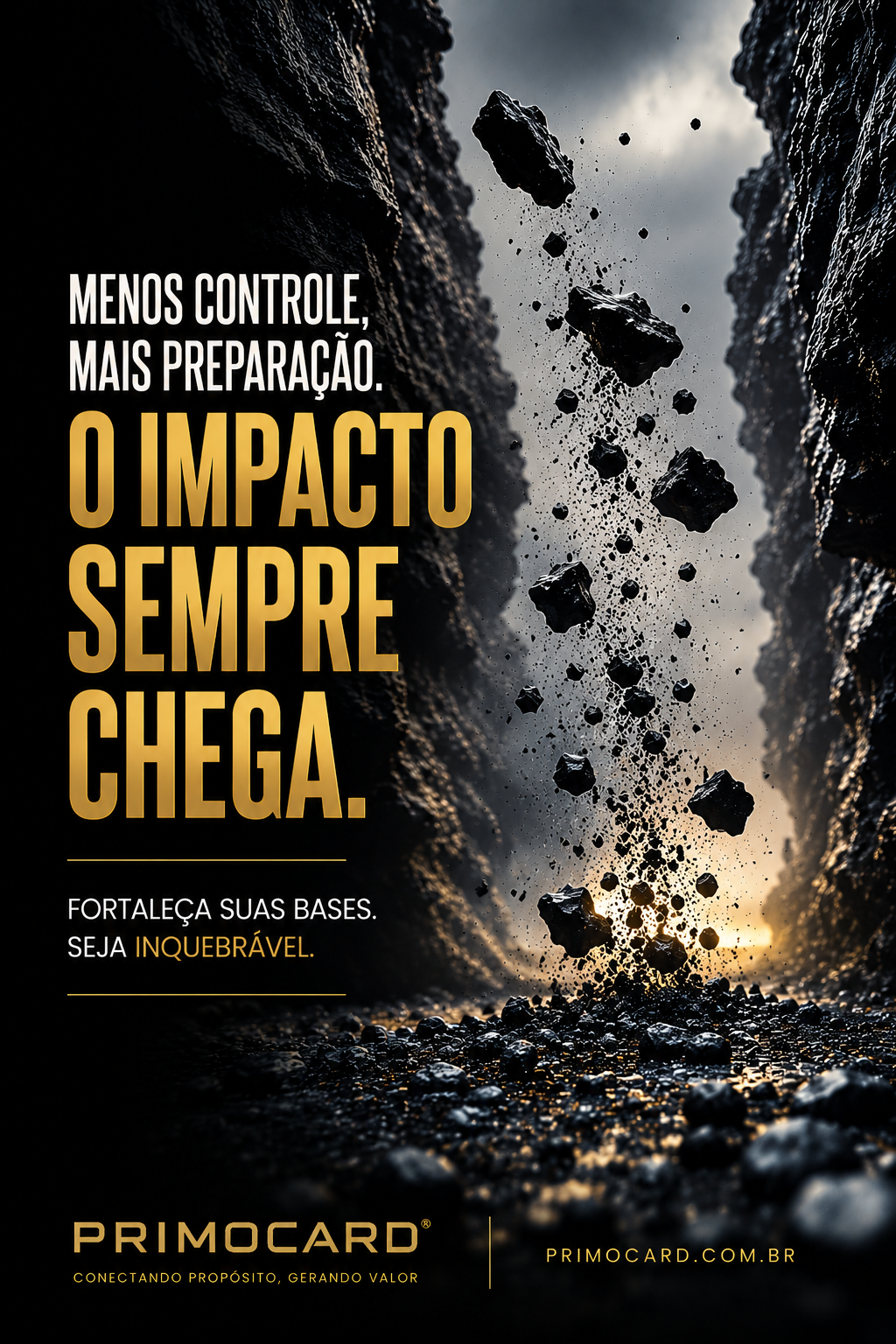 Menos controle, mais preparação