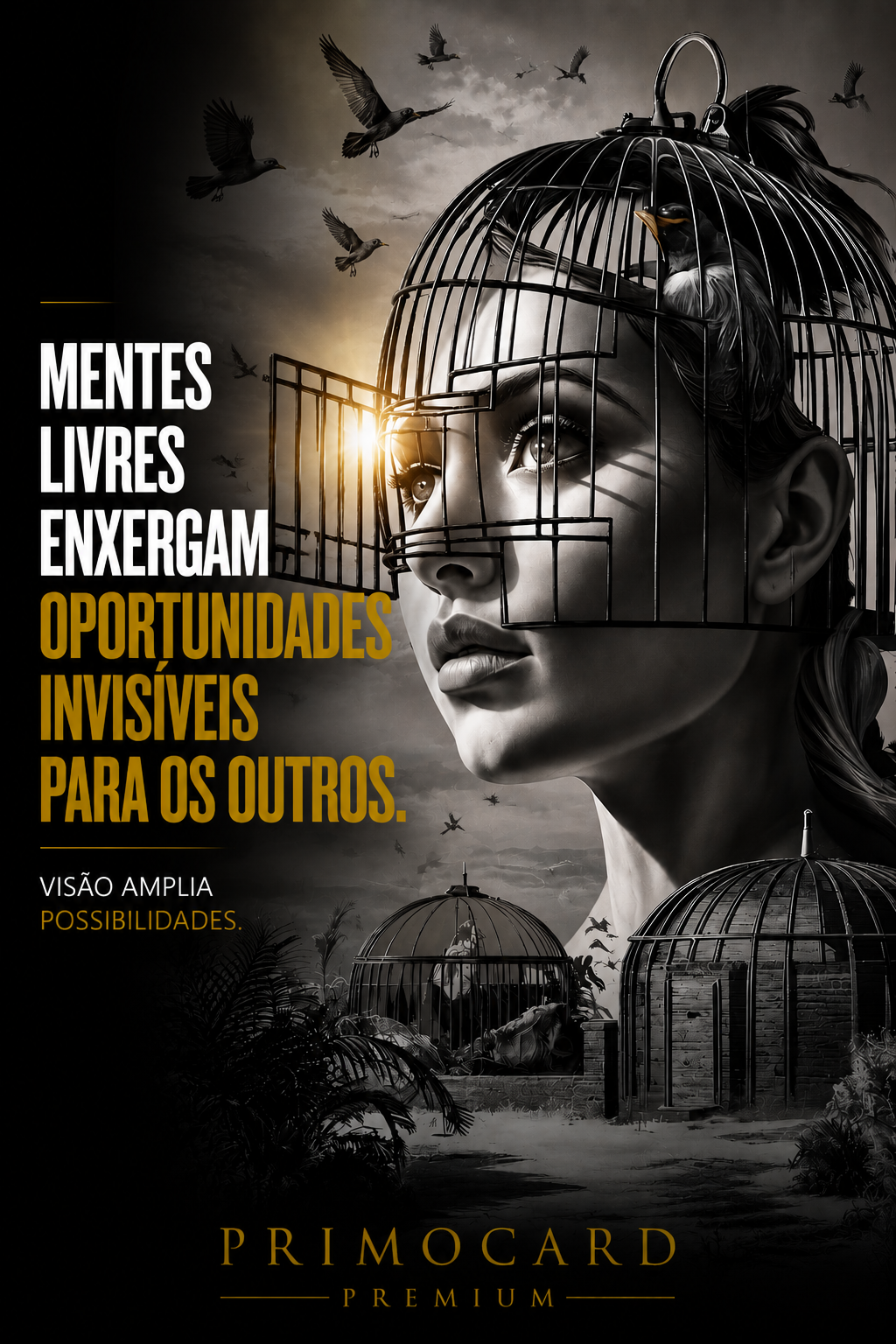 Mentes livres reconhecem oportunidades ocultas