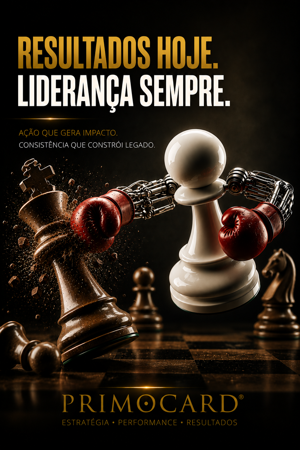 Resultados hoje, liderança sempre