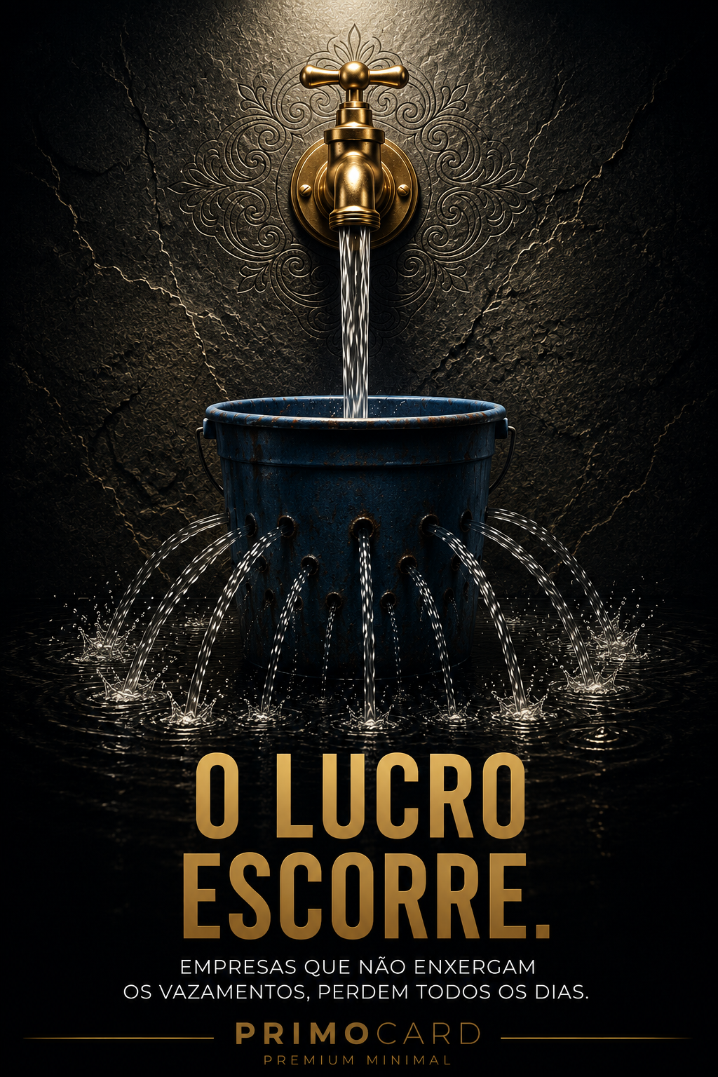 O lucro escorre pelos pequenos vazamentos