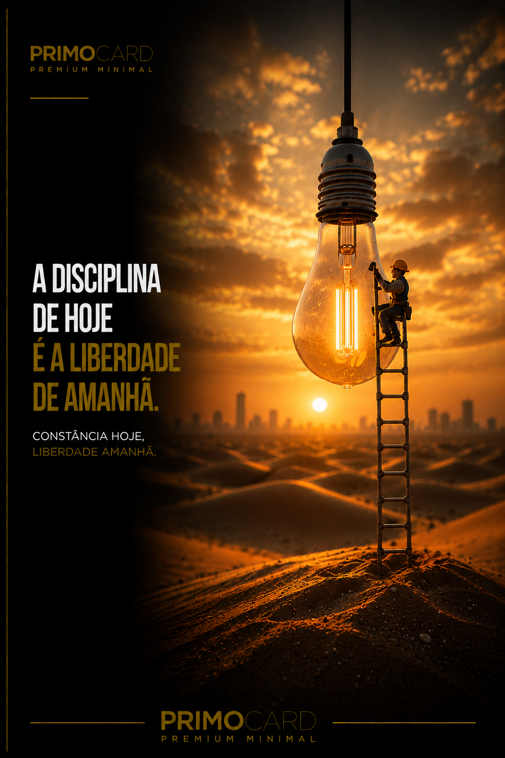 A disciplina de hoje amplia a liberdade de amanhã