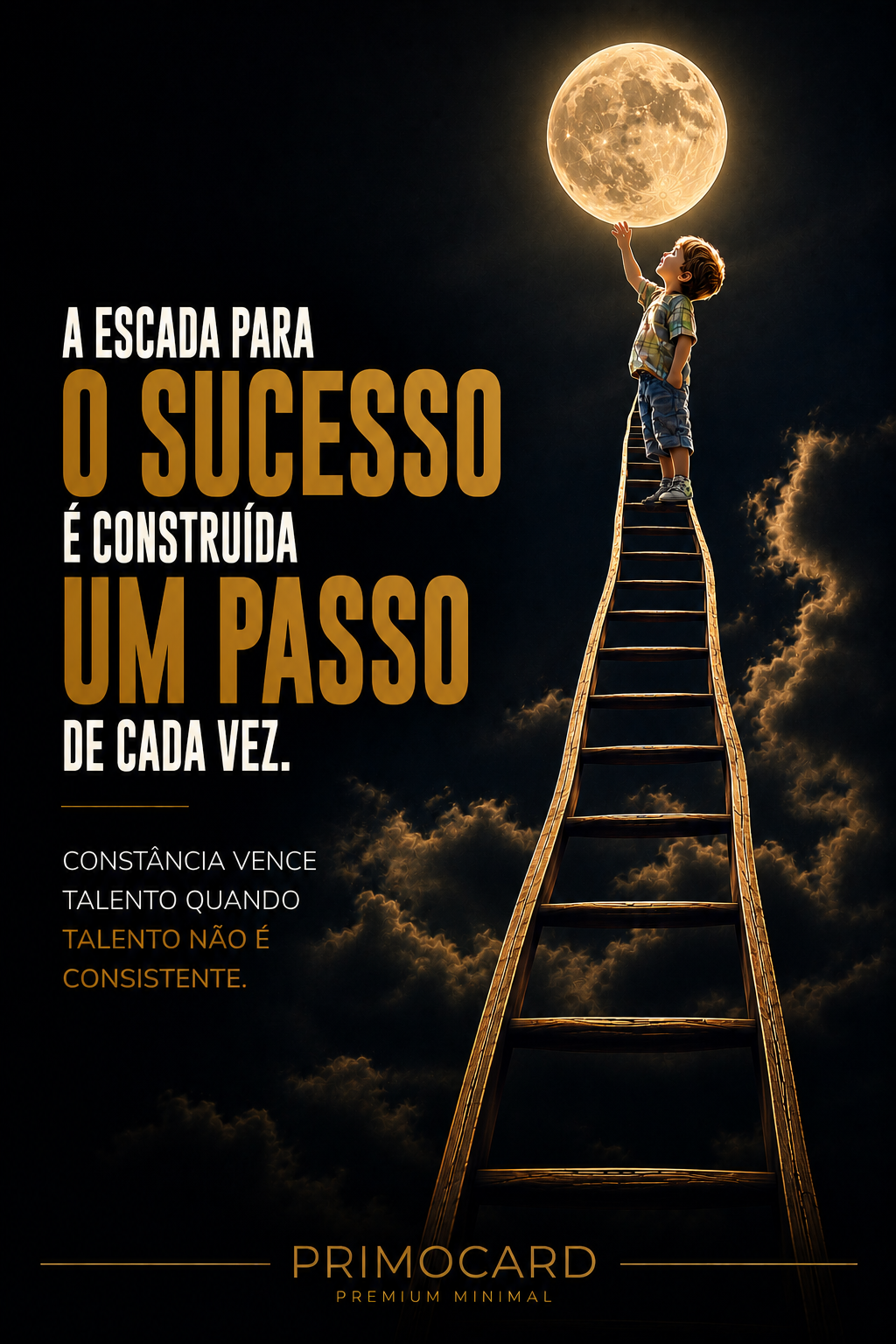 O sucesso é construído passo a passo