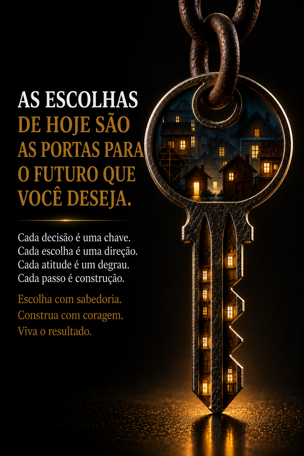 As Escolhas de Hoje Abrem as Portas do Futuro