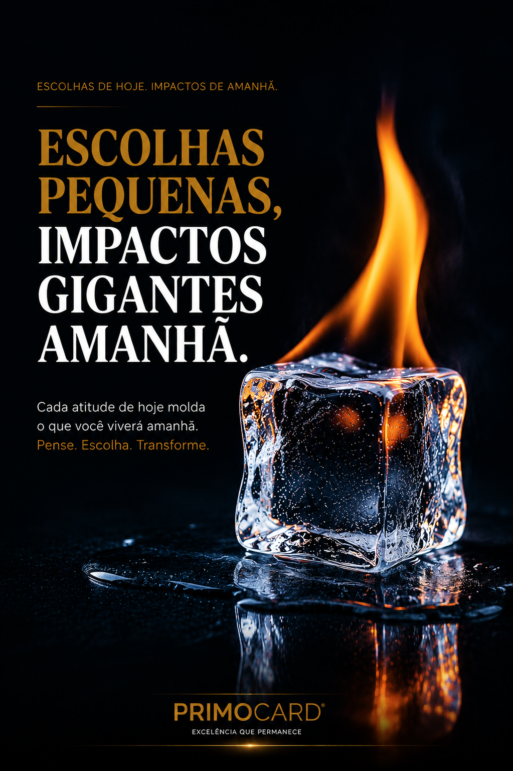 Pequenas escolhas moldam grandes resultados