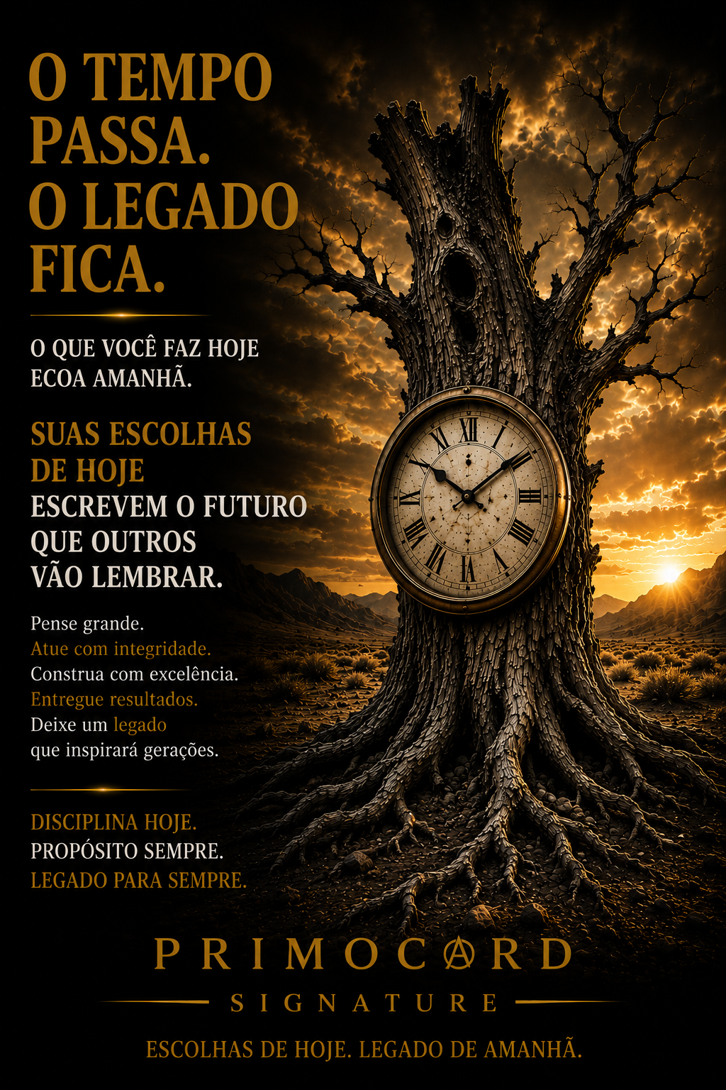 O Tempo Passa, o Legado Permanece