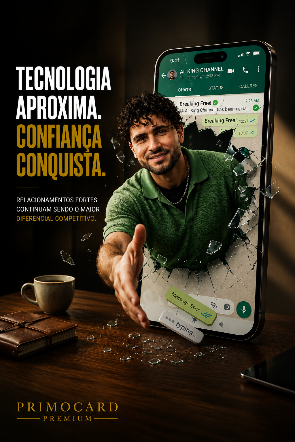 Tecnologia aproxima, confiança conquista