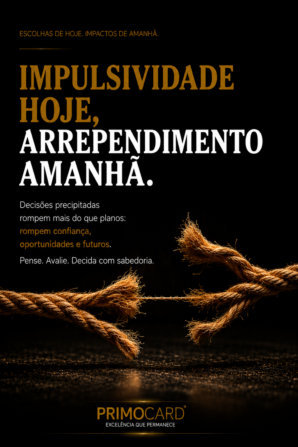 A impulsividade cobra um preço empresarial