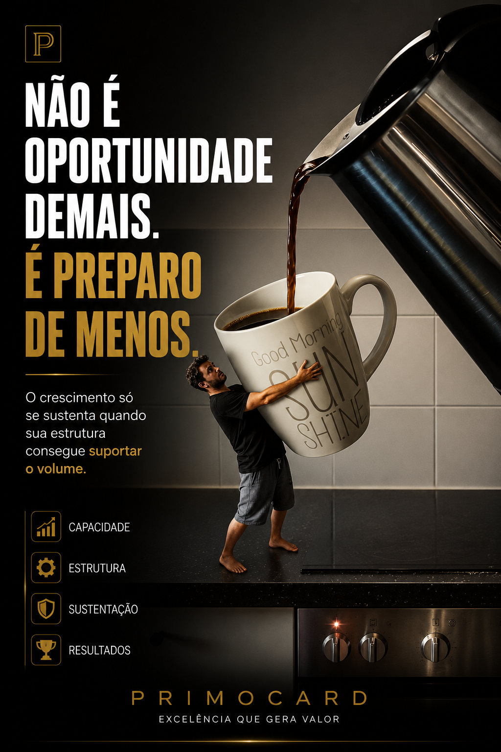 Não é oportunidade demais, é preparo de menos