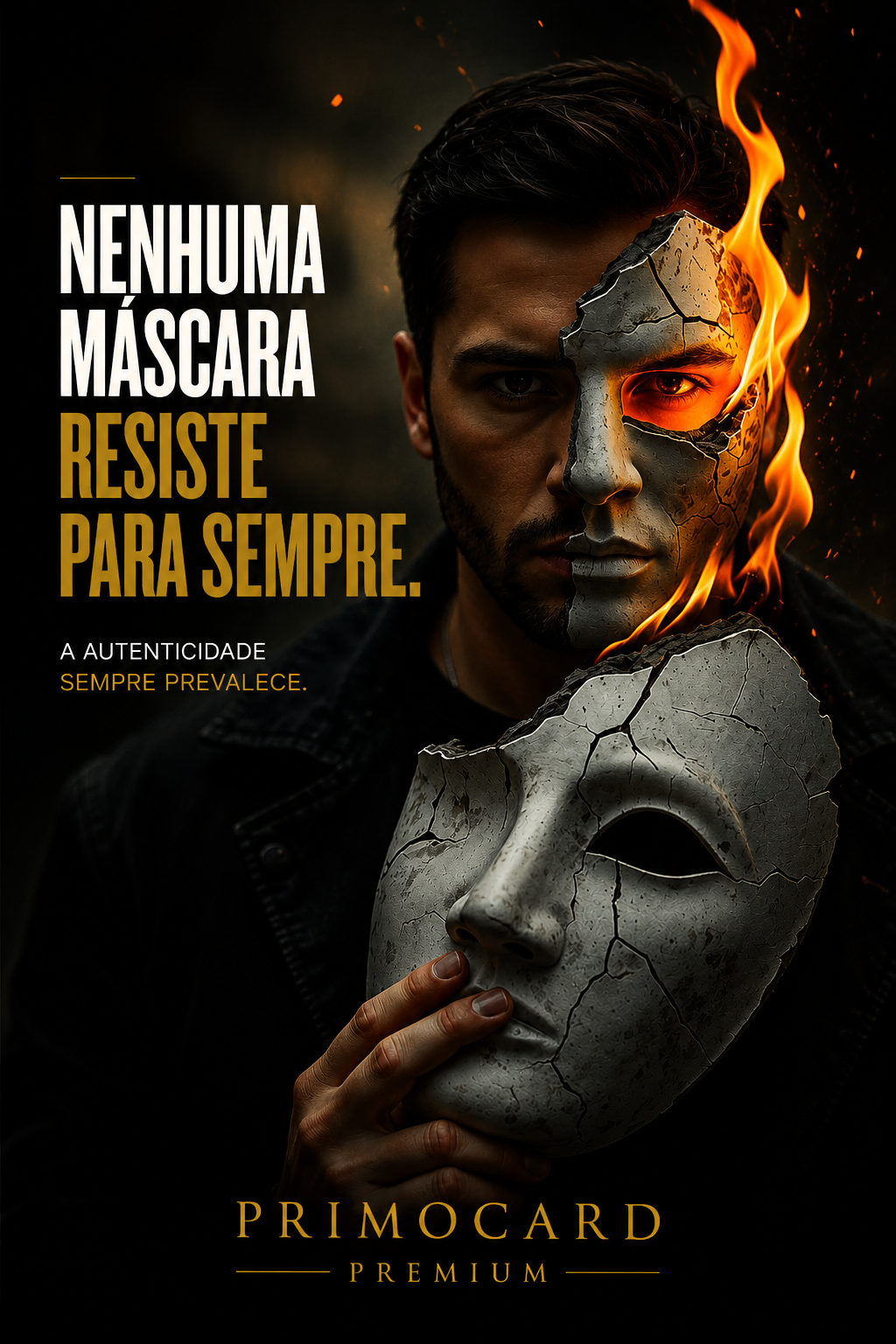 Nenhuma máscara resiste para sempre