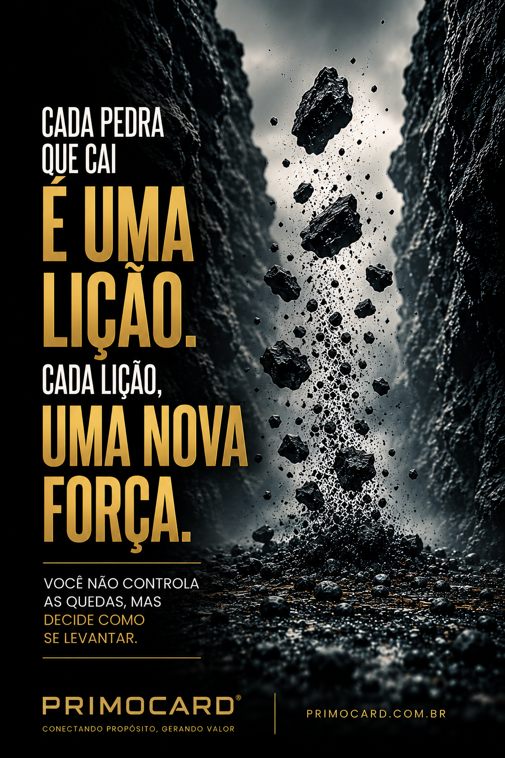 Cada Queda Pode Construir uma Nova Força