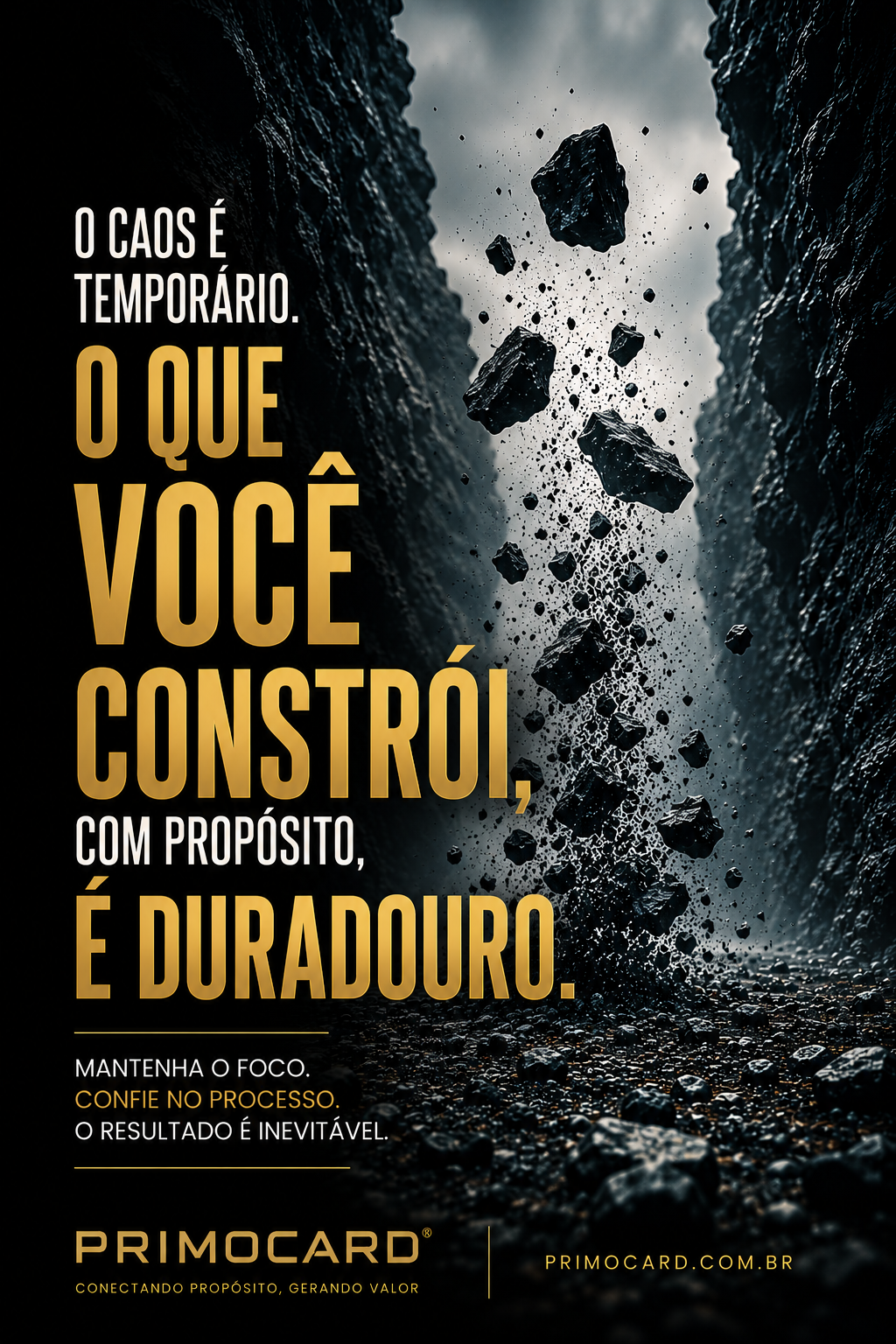 O caos é temporário, mas a construção permanece