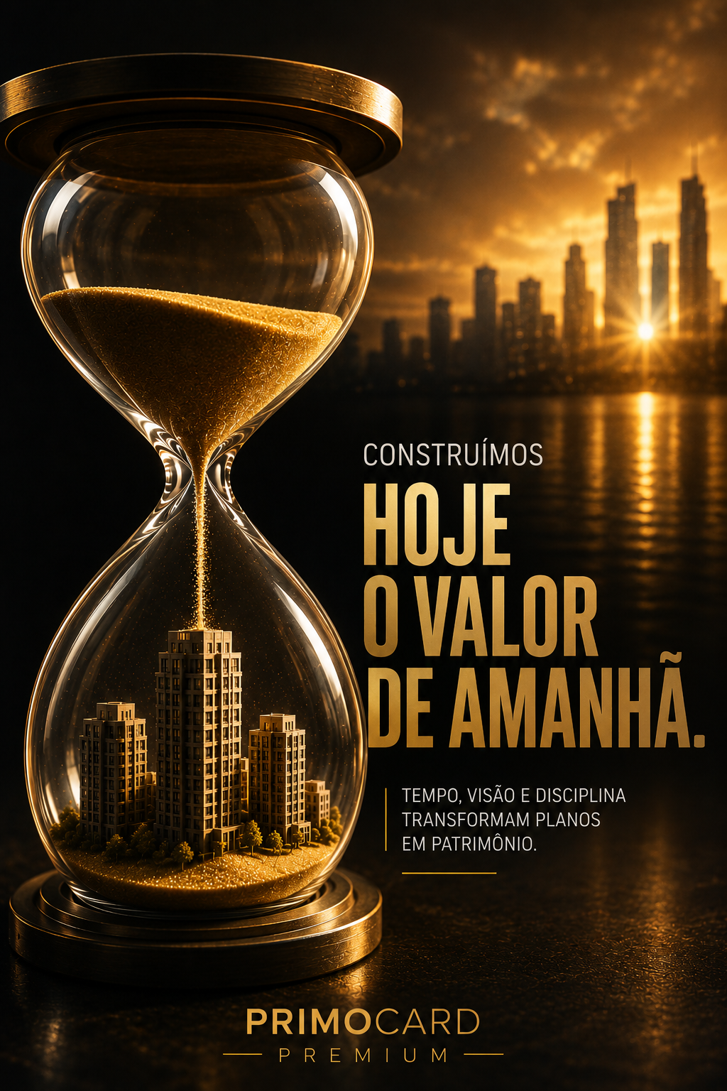 Construímos hoje o valor de amanhã