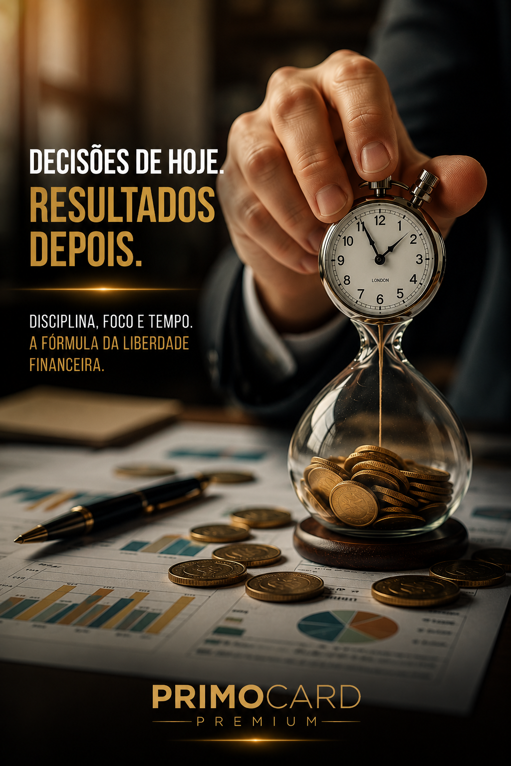 Liberdade financeira exige tempo e disciplina