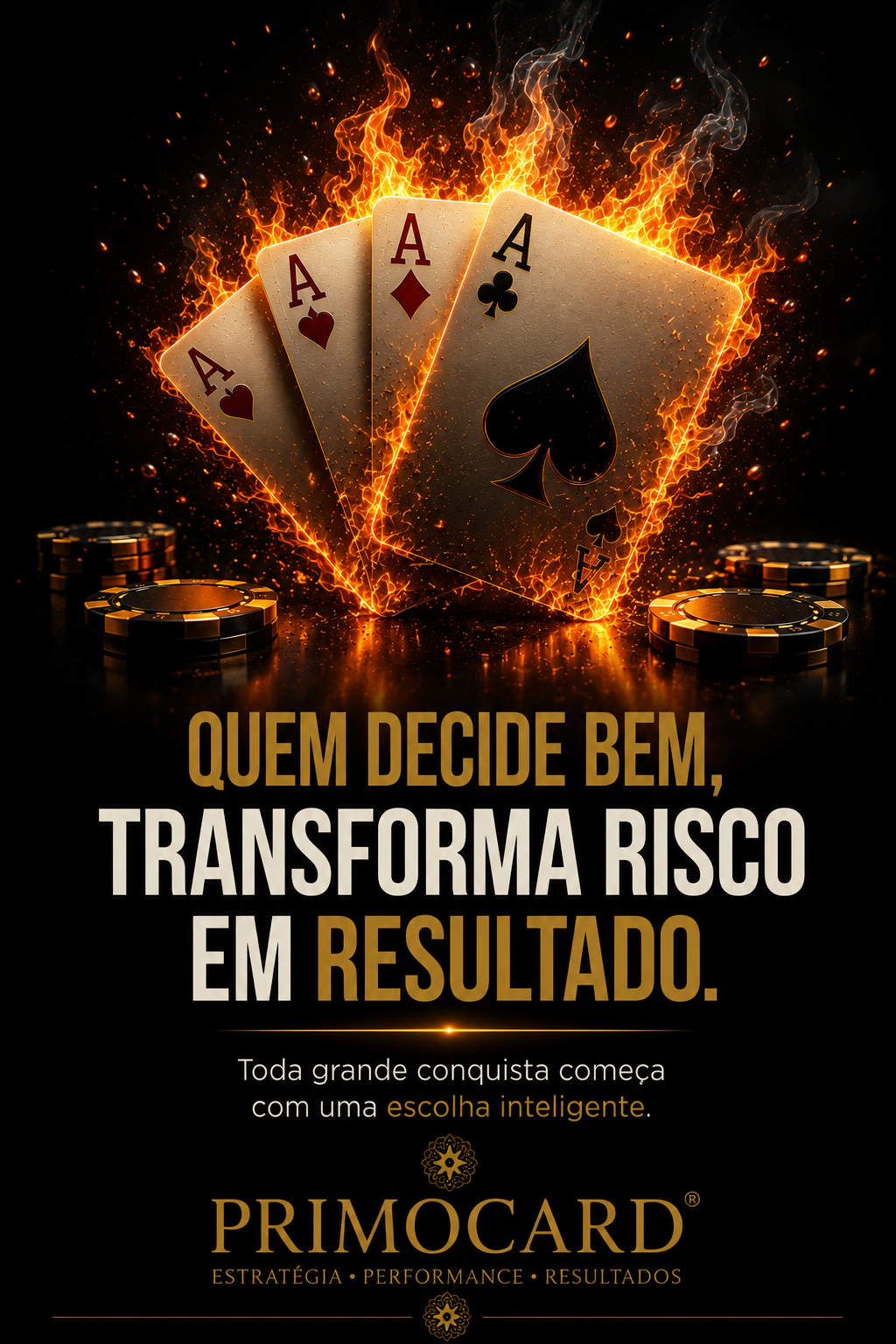 Quem decide bem transforma risco em resultado