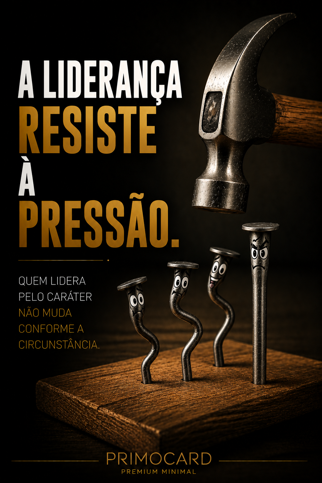 A verdadeira liderança aparece nos momentos de pressão