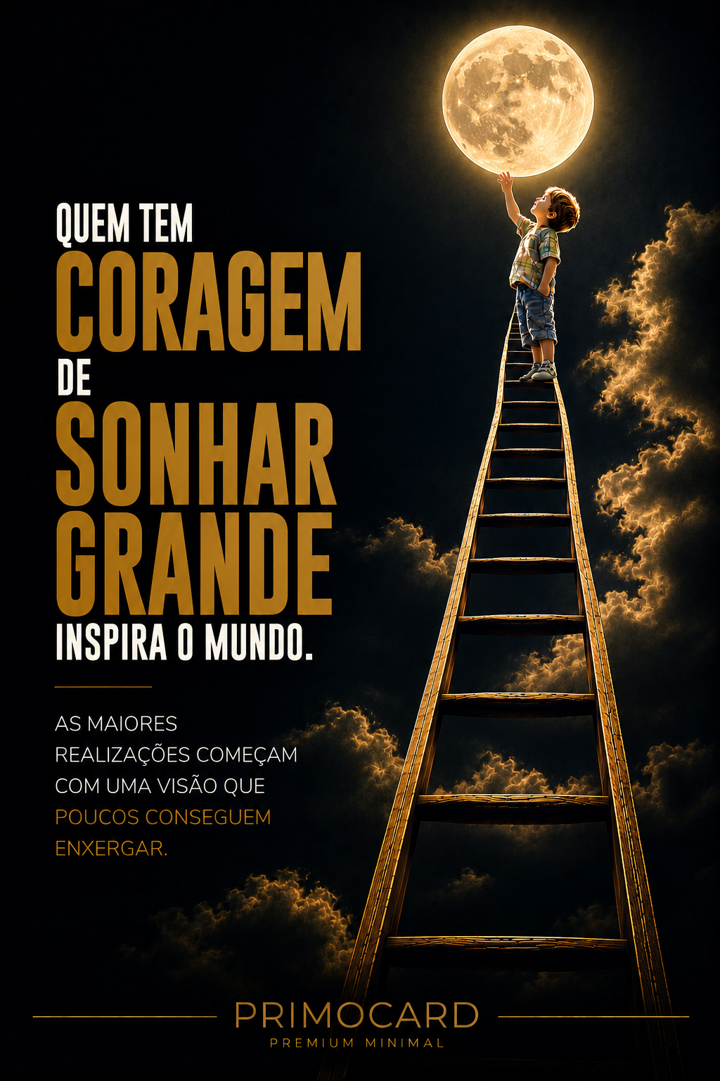 Coragem empresarial é transformar visão em realização