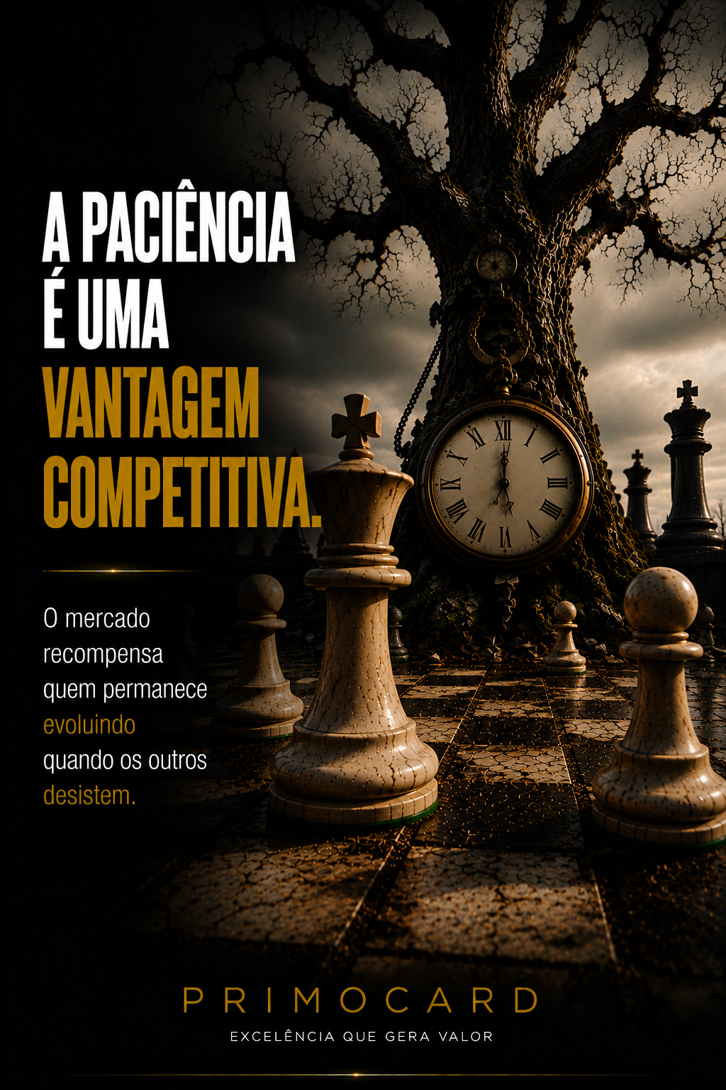 Paciência estratégica também produz vantagem competitiva