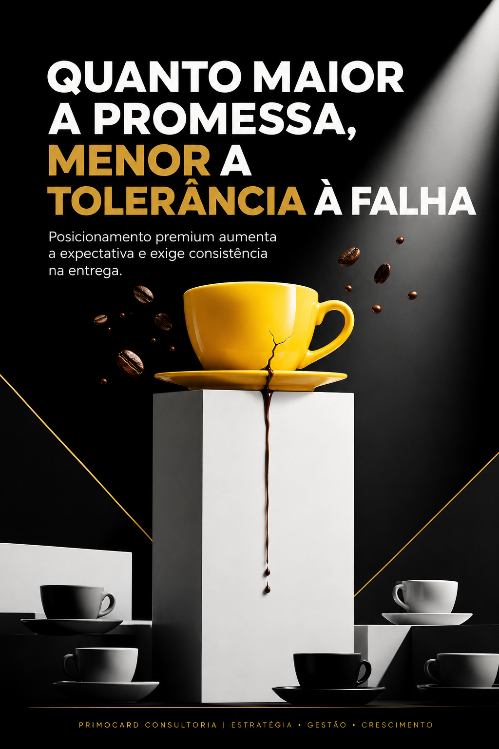 Quanto Maior a Promessa, Menor a Tolerância à Falha