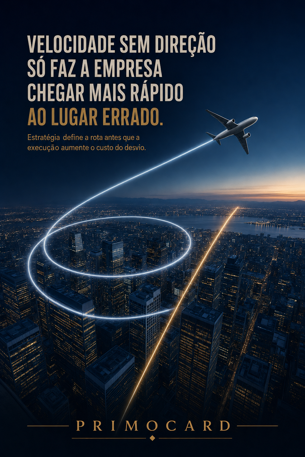 Velocidade Sem Direção Leva ao Lugar Errado